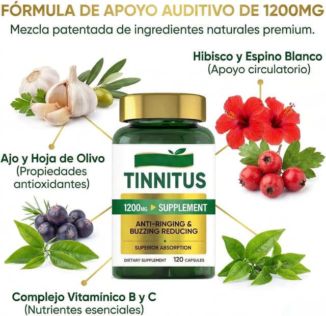 Thumbnail 2 de Alivio del tinnitus Ringing Ears 1200mg