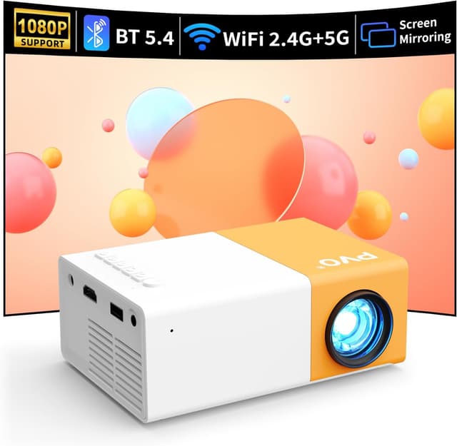 Detalle de PVO YG300ProMax proiettore portatile Wi‑Fi 1080p? 📽
