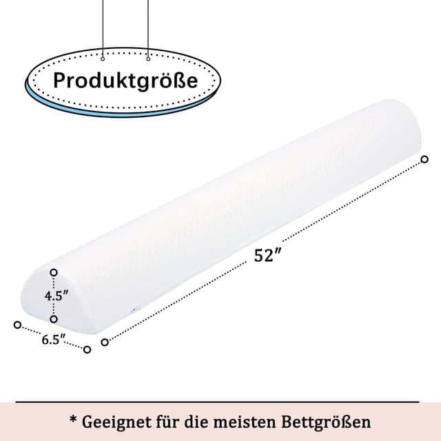 Detalle 2 de TANYOO Bettkantenschutz / Bed Bumper für Kinderbett – gepolsterter Rausfallschutz mit waschbarem Bezug