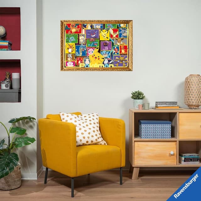 Detalle 2 de Ravensburger Puzzle Pokémon Classici da 2000 pezzi (14+), 98 x 75 cm