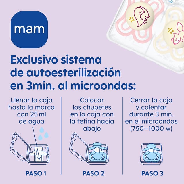 Thumbnail 5 de MAM Chupete Brillante en la Oscuridad para +6 Meses 🌟 Pack 2