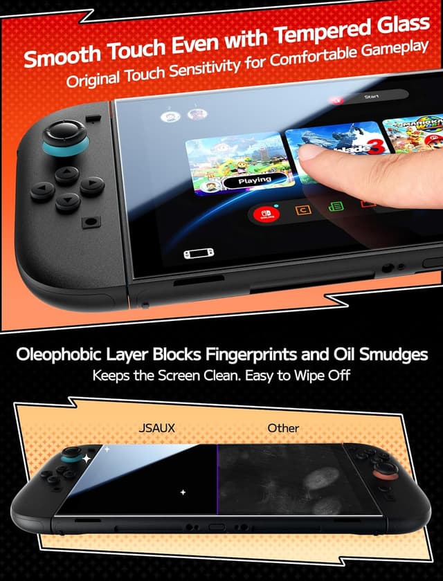 Thumbnail 5 de JSAUX Switch 2 protector 0,3 mm