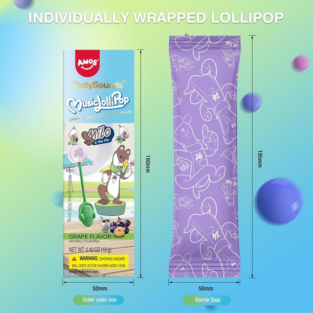 Detalle 2 de AMOS Musik-Lutscher Audio 1 Stück