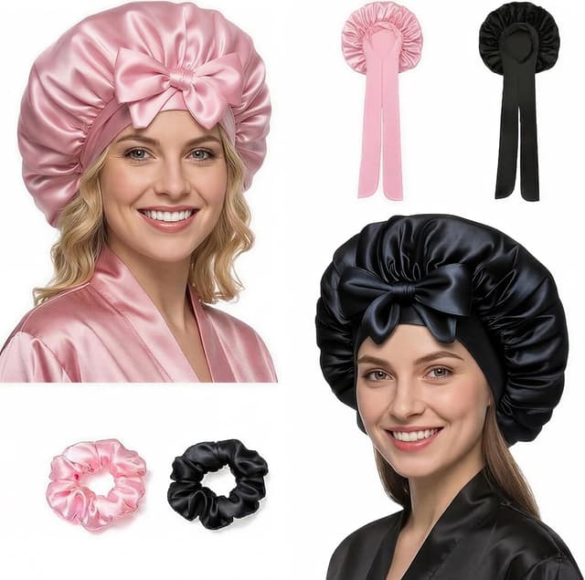 Detalle de Satin Seidenhaube zum Schlafen