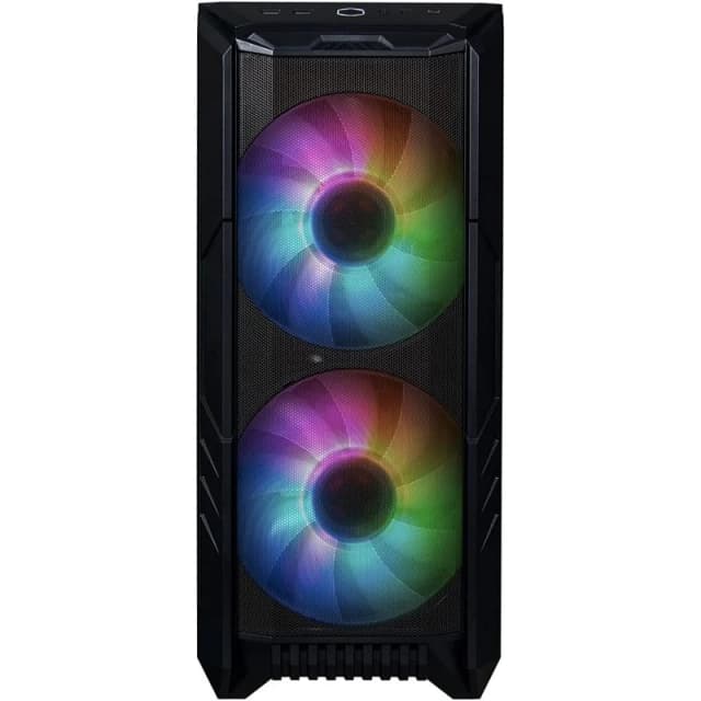 Detalle 2 de Cooler Master HAF 500 Cristal templado USB 3.0 (negra) con ventiladores ARGB de 200 mm