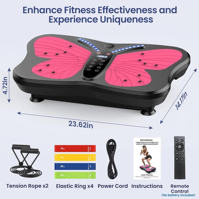 Thumbnail 4 de Vibration Plate 400 lb, 200 Speeds 🏋️♀