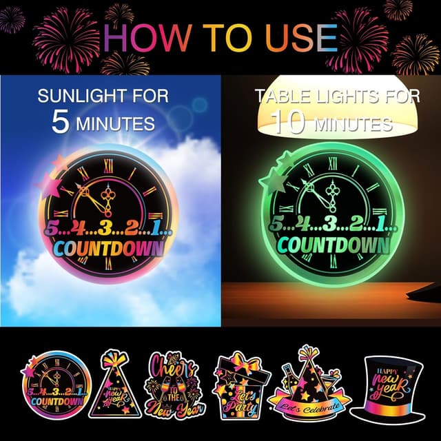 Thumbnail 6 de PHOGARY 11pcs New Year Cruise Magnets