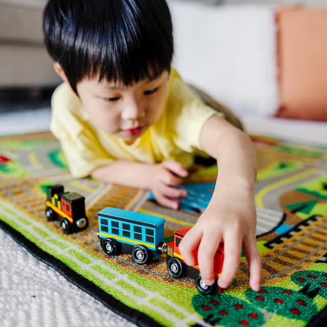 Thumbnail 6 de Melissa & Doug Wooden Train Cars 8-piece