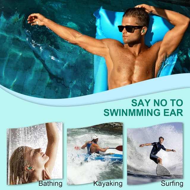Thumbnail 4 de Swimming Ear Plugs 3 Pairs 🏊