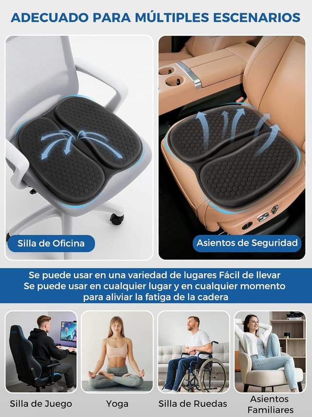 Thumbnail 4 de Cojín de Gel para Silla Oficina