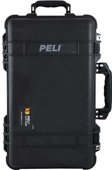 Detalle de Pelicase Trolley mit Facheinteilung Peli 1514 Protector Case (TM) in Schwarz