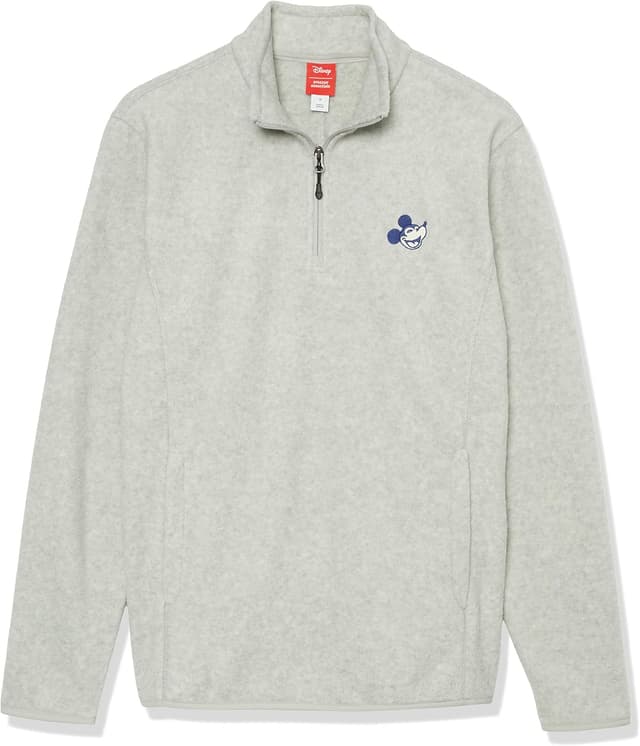 Detalle 2 de Men's polar fleece quarter-zip jacket