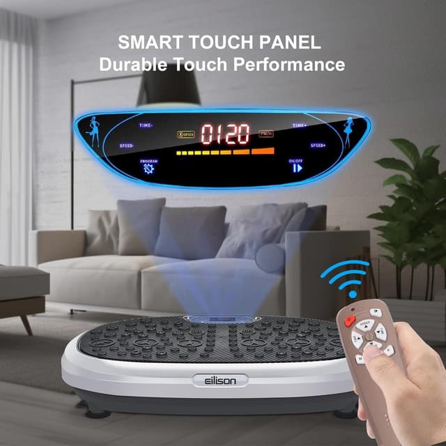 Detalle de EILISON FITABS 3D Vibration Plate Exercise Machine with Seat (Acupressure/3D Vibration Platform)