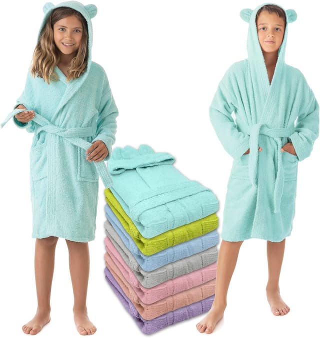 Thumbnail 1 de LEBENGOOD Accappatoio Bambini 100% Cotone