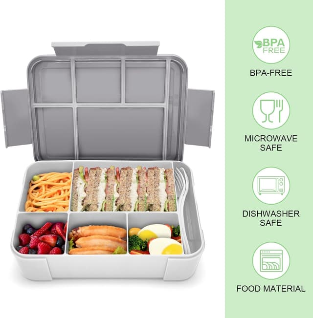 Thumbnail 6 de IJIAMY Brotdose Kinder mit 5 Fächern