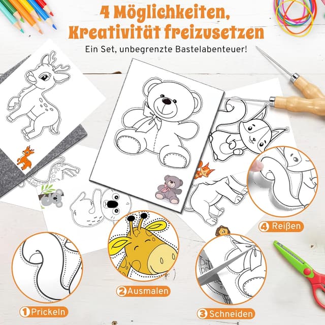 Thumbnail 5 de Prickelnadel Set ab 4 Jahre – Komplettes Prickelset