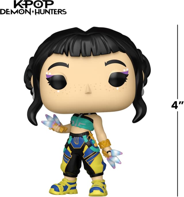 Detalle de Funko Pop Animation: KPOP Demon Hunters – Zoey (figura de vinilo coleccionable)