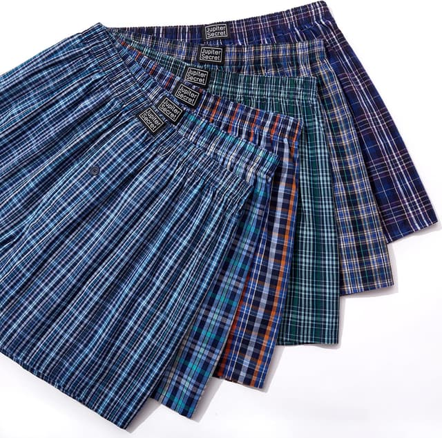 Detalle 2 de JupiterSecret Boxershorts Herren 6er Pack Baumwolle