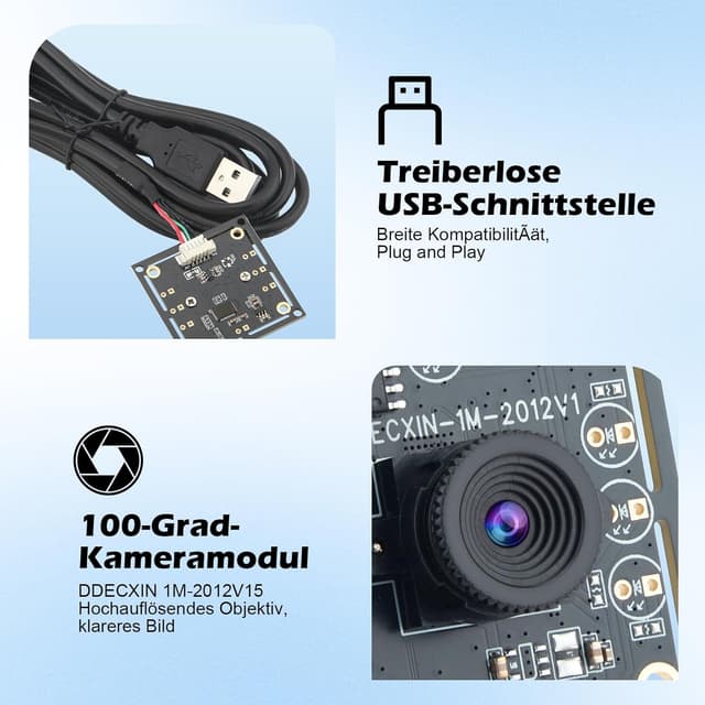 Detalle 1 de Nastopee OV9732 USB Kamera Set