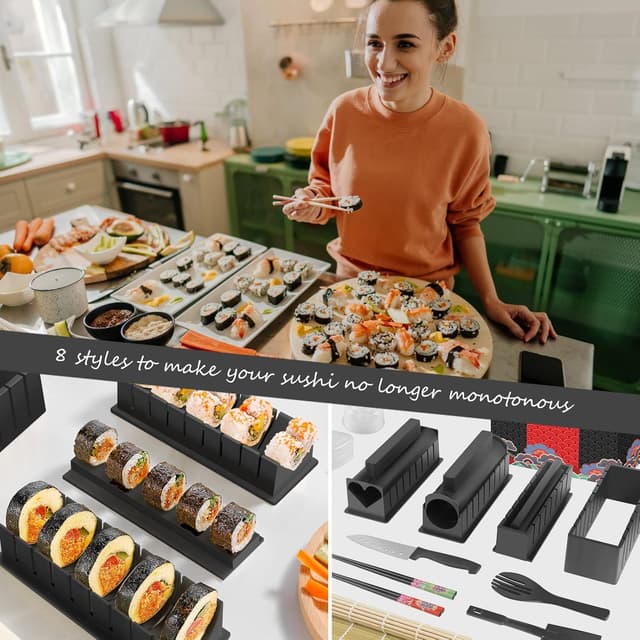 Thumbnail 6 de SKYSER Sushi Maker set 20 Artikel