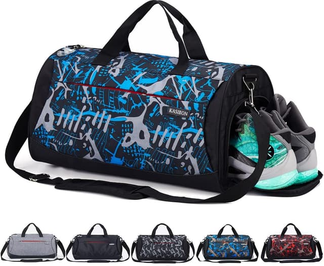 Detalle de Gym bag with shoes compartment 35L