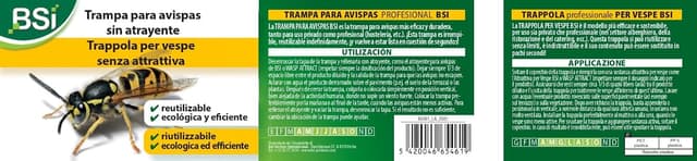 Detalle 2 de BSI Potente trappola per vespe e calabroni, riutilizzabile e adatta anche ai calabroni asiatici