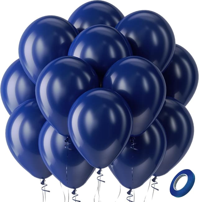Imagen de Navy Blue Latex Party Balloons 100 Pack en OfertitasTOP