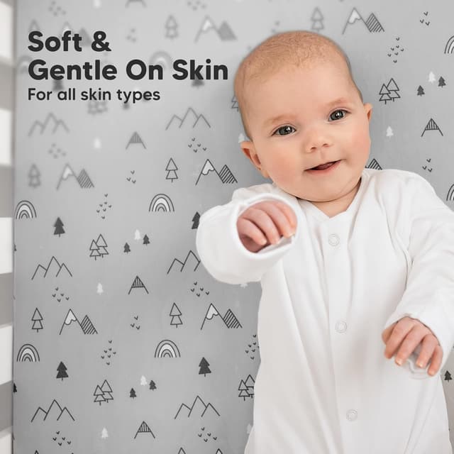 Thumbnail 3 de KeaBabies 52x28 Organic Crib Sheet pack