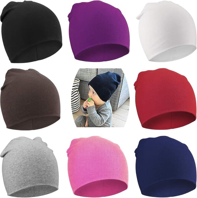Imagen de DRESHOW 8er Pack Baby Mützen Unisex en OfertitasTOP