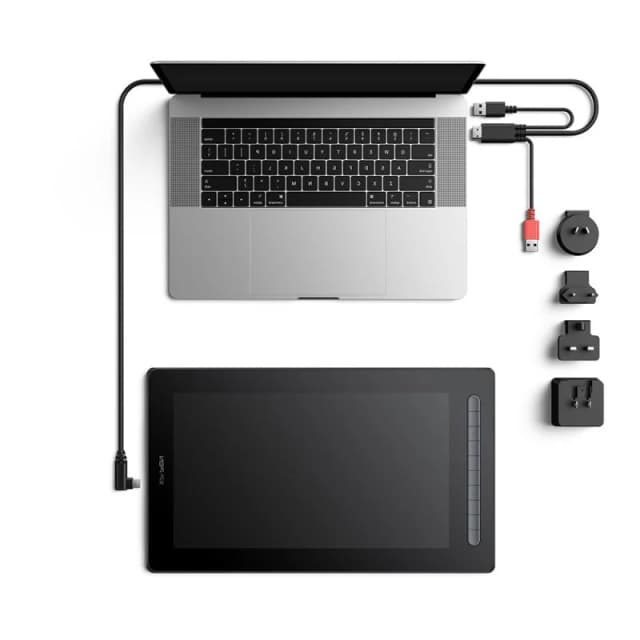 Detalle de XP-Pen Artist 16 (2ª generación) 15,4" FullHD IPS — pantalla gráfica rosa 🎨