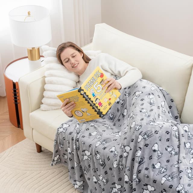 Detalle 2 de Berkshire Snoopy Throw 55 x 70