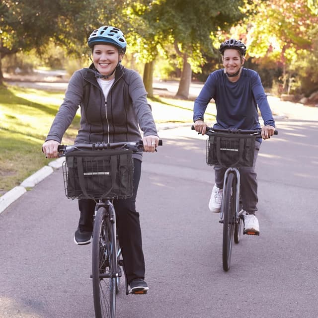 Thumbnail 6 de Spesh faltbarer Fahrradkorb vorne mit Nylon-Innensack, Drahtgeflecht und Tragfähigkeit bis 20 kg
