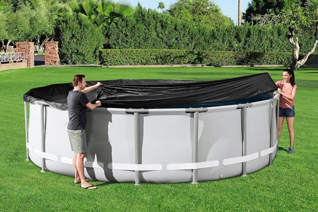 Detalle 2 de Bâche 4 Saisons pour Piscine Hors Sol Ø460/Ø488 cm