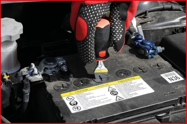 Detalle de Extracteur pour bouchons batterie 95 mm