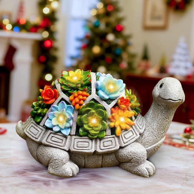 Thumbnail 6 de Goodeco Solar-Powered Turtle Garden Ornament with LED
