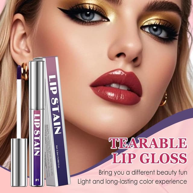 Thumbnail 6 de Pack 3 x peel off lip stain longue durée (matte) avec crayon à lèvres imperméable