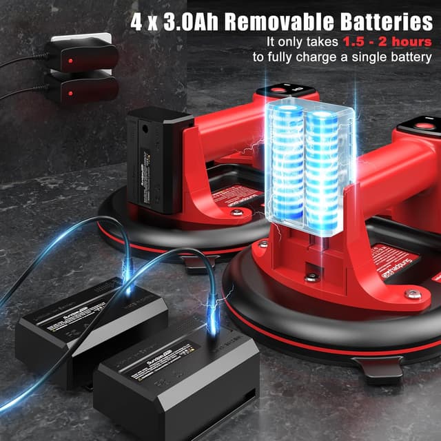 Thumbnail 2 de SundpeyPRO 10" Glass Suction Cups 300kg