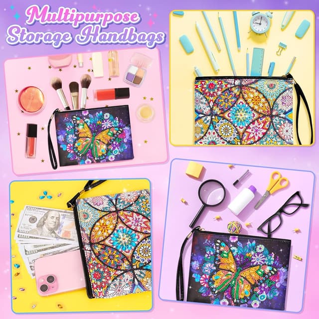 Detalle de Diamond Art Crafts Kit for Ages 6–12 🎨