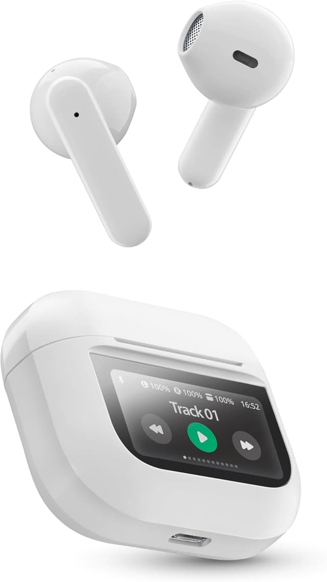 Detalle de Music Sound Groove : écouteurs Bluetooth avec écran tactile, 3 modes EQ et jusqu’à 21 h d’autonomie