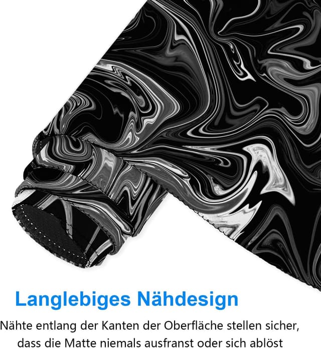 Detalle de Gaming-Mauspad XXL 800 x 300 mm mit Flüssigmetall-Oberfläche