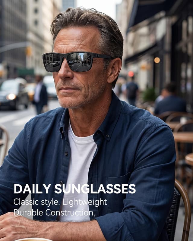 Detalle 1 de QALLY Polarized Sunglasses for Men