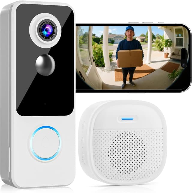 Detalle de KAMEP Wireless Doorbell Camera 2K