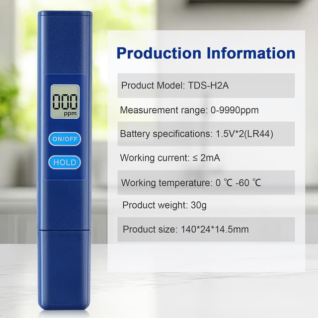 Thumbnail 6 de NATFORTREE Digital TDS Water Meter 0-9990 ppm