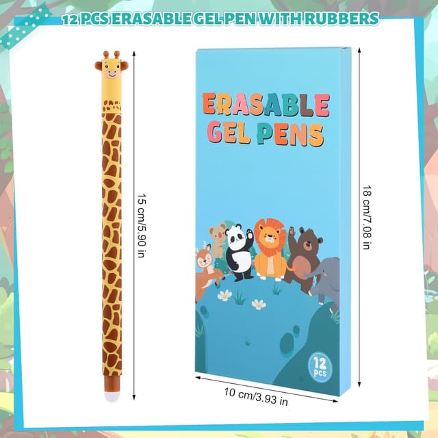 Thumbnail 2 de Thboxes 12 Pcs Stylos Effaçables 0,7 mm