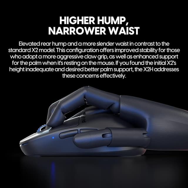 Detalle 2 de Pulsar X2H ES Medium alfombrilla gaming (Negro) 🖱