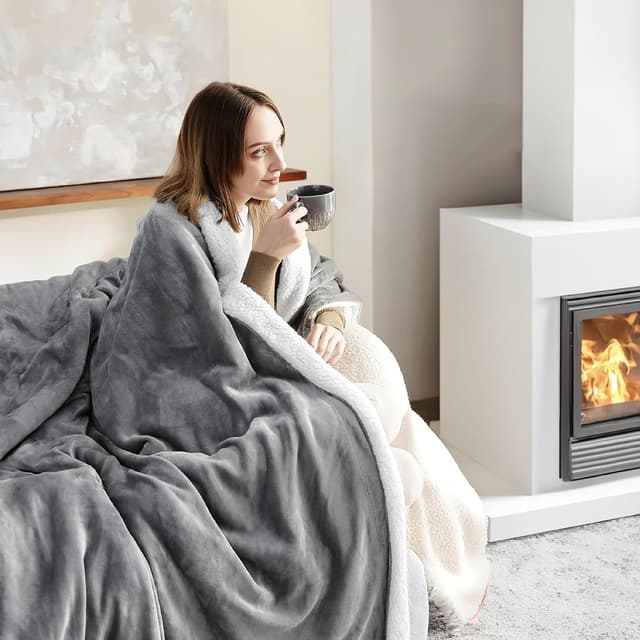 Detalle 2 de Bedsure Kuscheldecke 130×150 cm 🛋