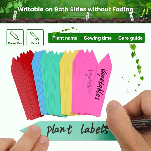 Thumbnail 3 de KINGLAKE Étiquettes plantes 100 pcs 10x2cm