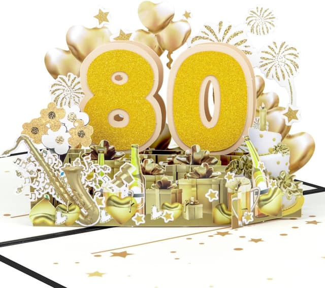 Imagen de Magic Ants Magic Ants 3D Pop-Up Karte 80. Hochzeitstag en OfertitasTOP