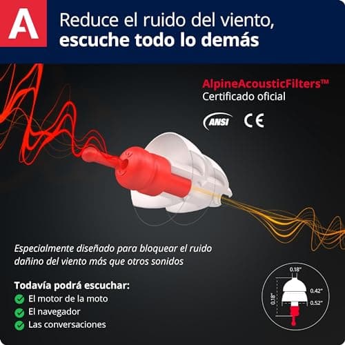 Detalle 2 de Alpine MotoSafe Pro tapones para motociclismo