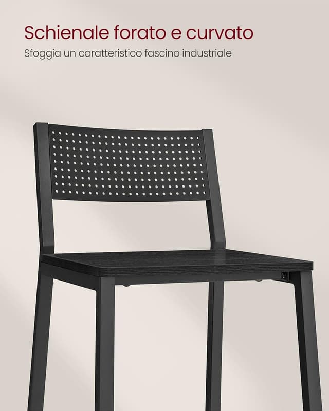 Thumbnail 5 de VASAGLE LBC070B22 Sgabelli cucina 130 kg